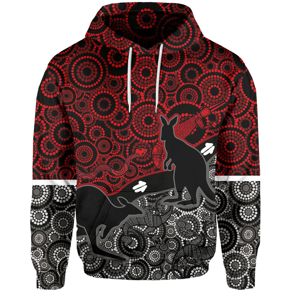 custom-personalised-aboriginal-circles-hoodie-animals