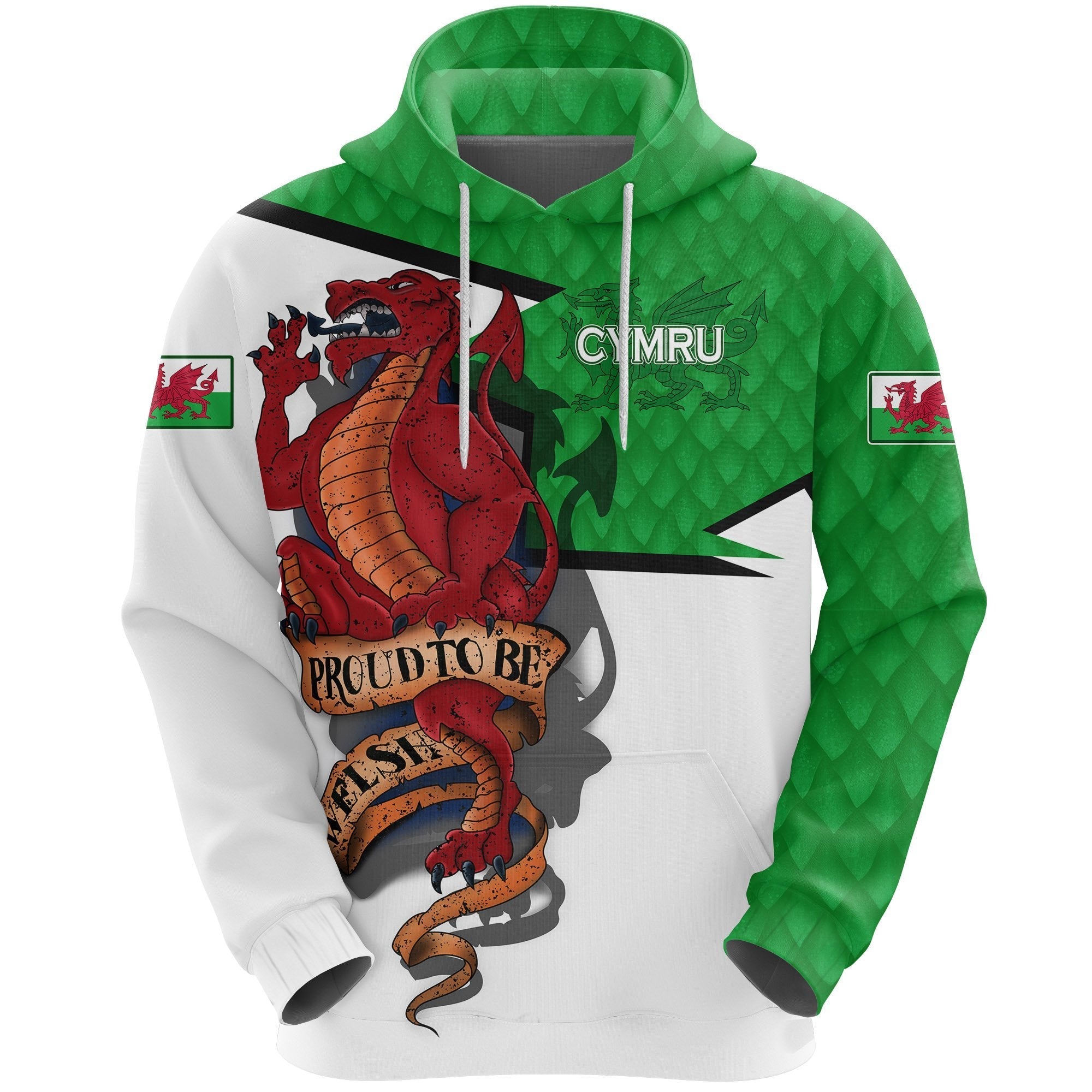 Wales Hoodie Proud To Be Welsh