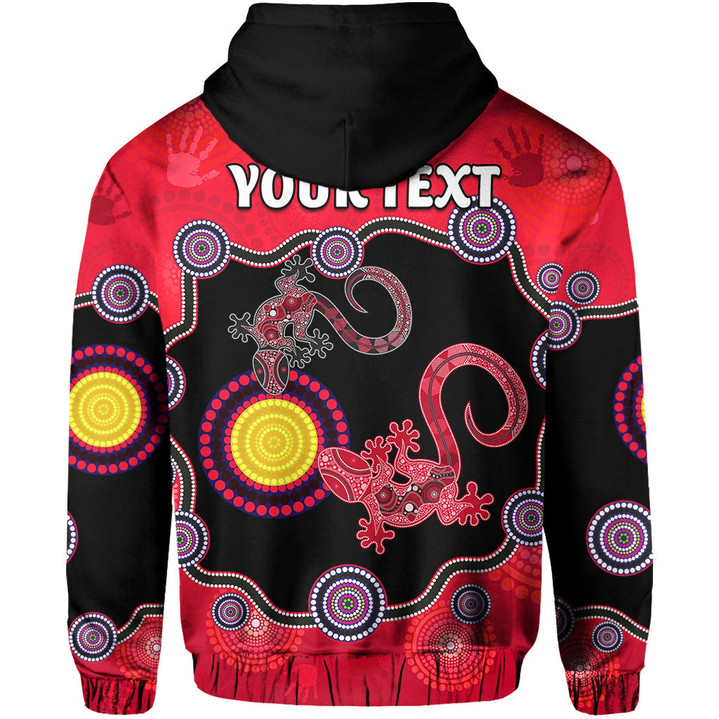 custom-personalised-aboriginal-lizard-zip-hoodie-attracted-australia-version-red