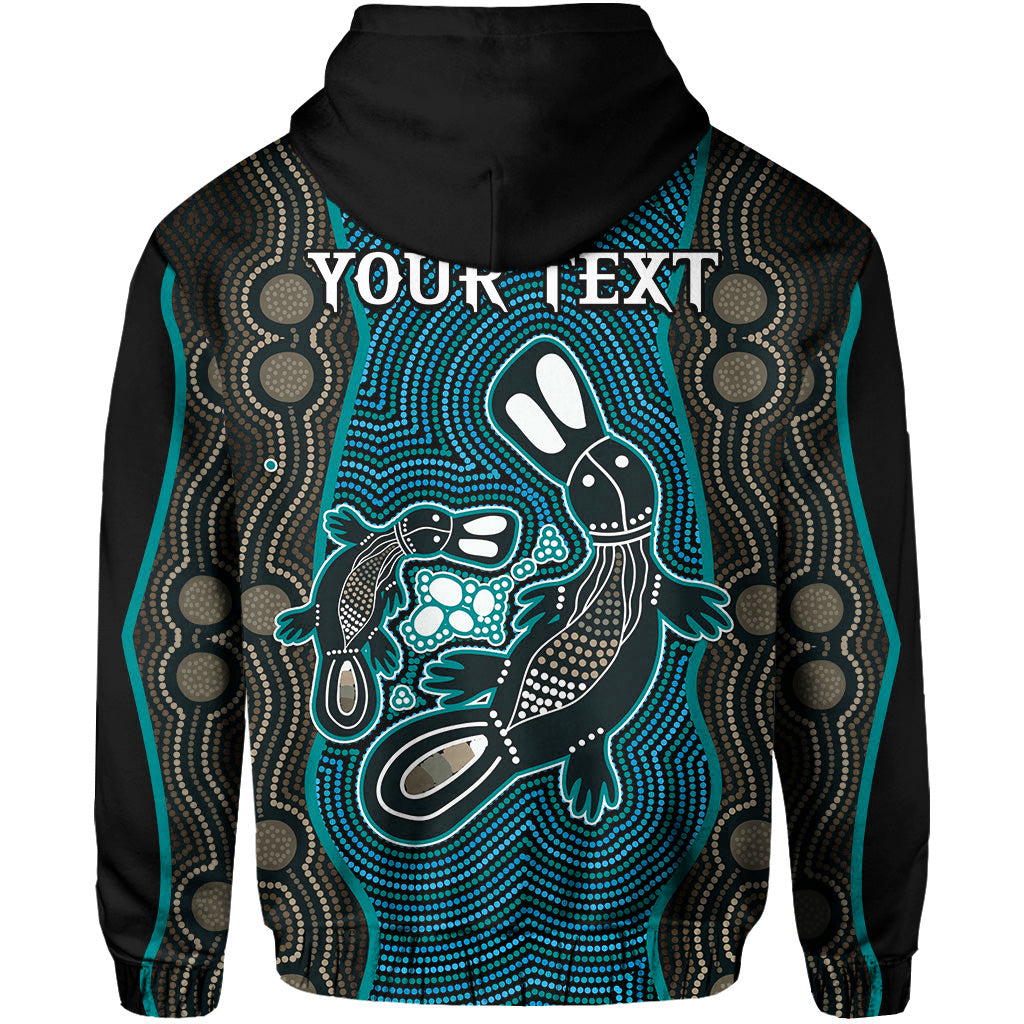 custom-personalised-aboriginal-dot-hoodie-platypus-victory-version-blue