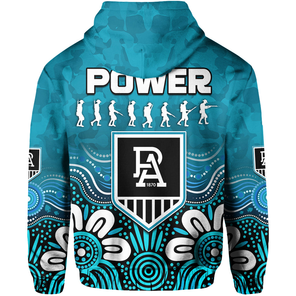 power-anzac-2022-hoodie-port-adelaide-aboriginal-remember-them