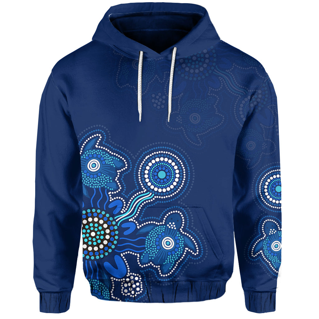 custom-personalised-aboriginal-dot-hoodie-turtles-victory