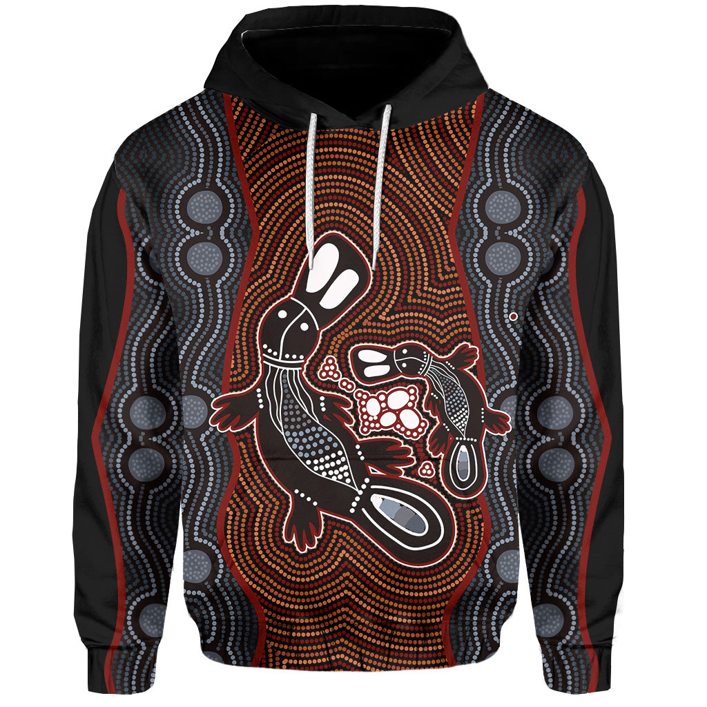 custom-personalised-aboriginal-dot-hoodie-platypus-victory