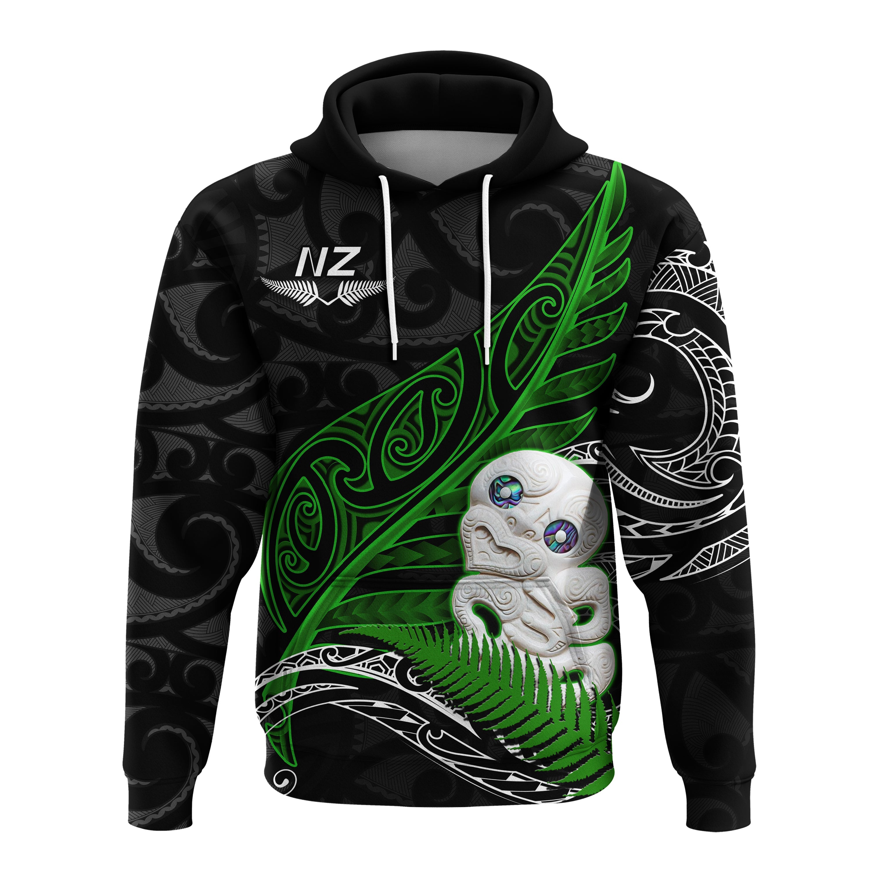 custom-personalised-aotearoa-maori-hoodie-hei-tiki-and-fern