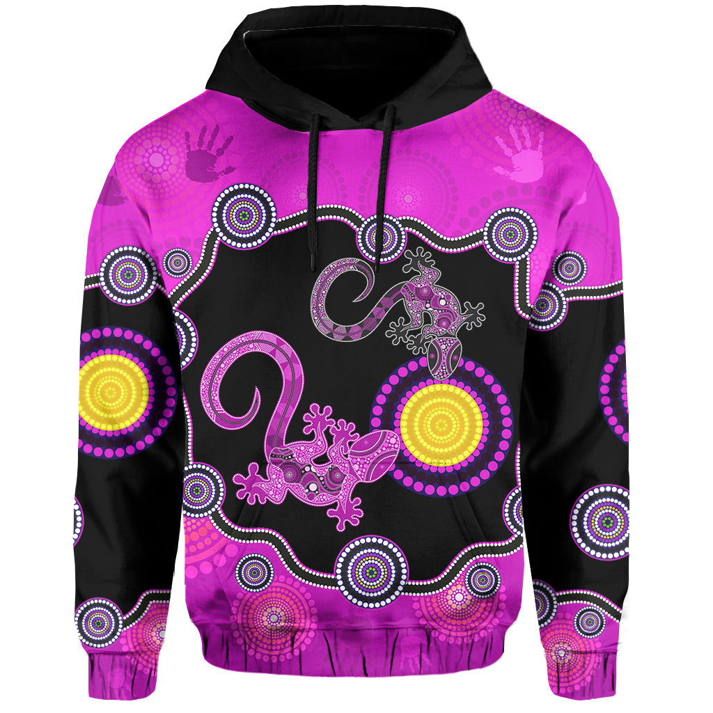 custom-personalised-aboriginal-lizard-hoodie-attracted-australia-version-purple