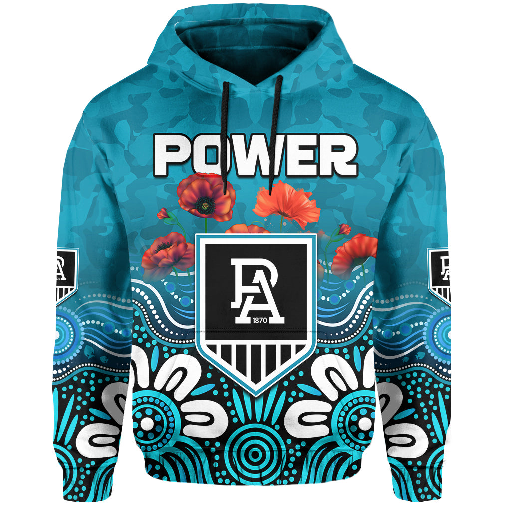 custom-text-and-number-power-anzac-2022-hoodie-port-adelaide-aboriginal-remember-them