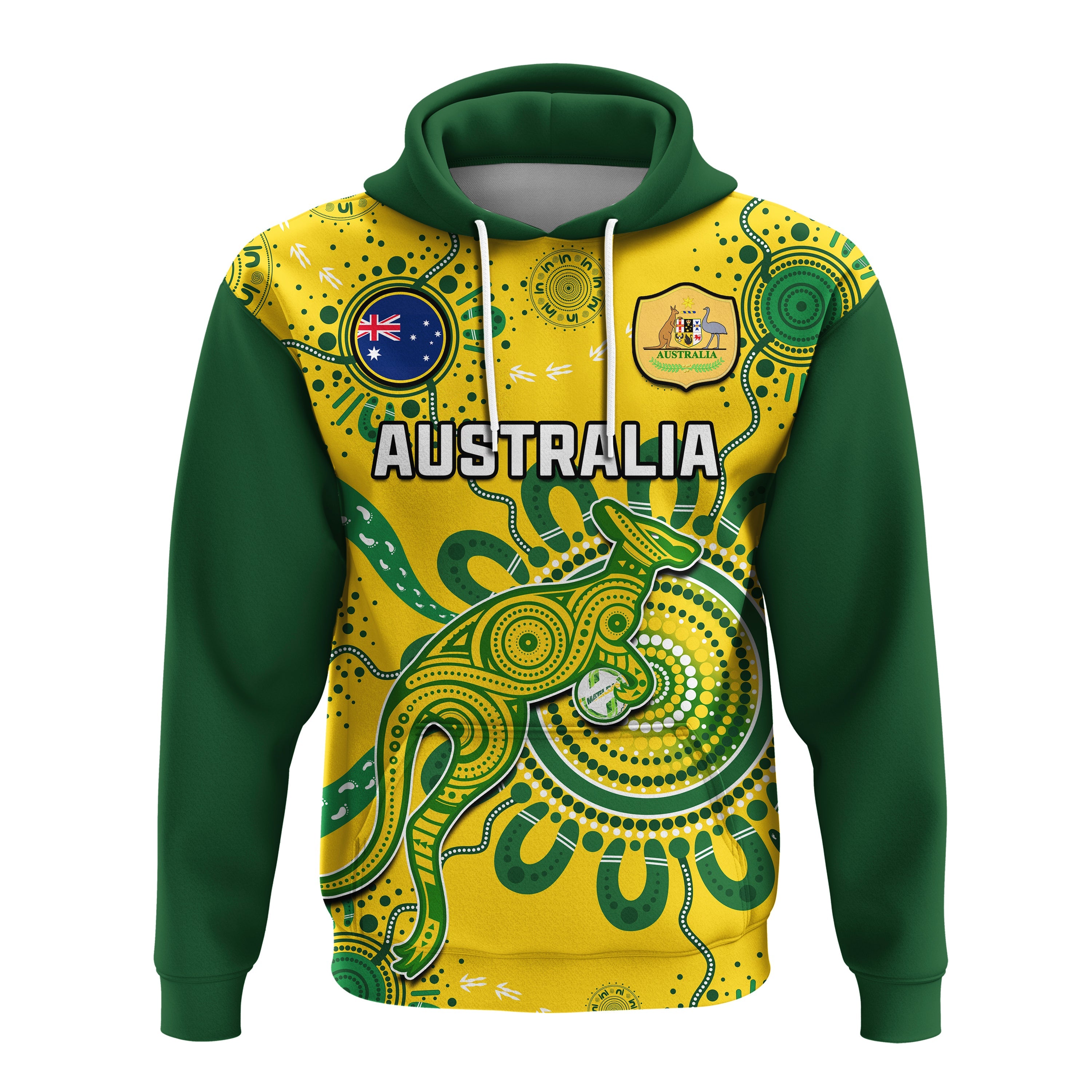 custom-text-and-number-australia-soccer-hoodie-kangaroos-matildas-2023-fifa-womens-world-cup