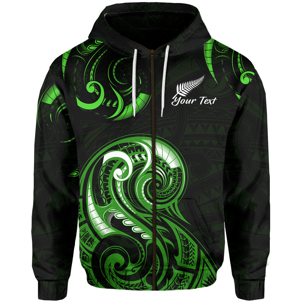 custom-personalised-aotearoa-fern-zip-hoodie-maori-pattern-version-green