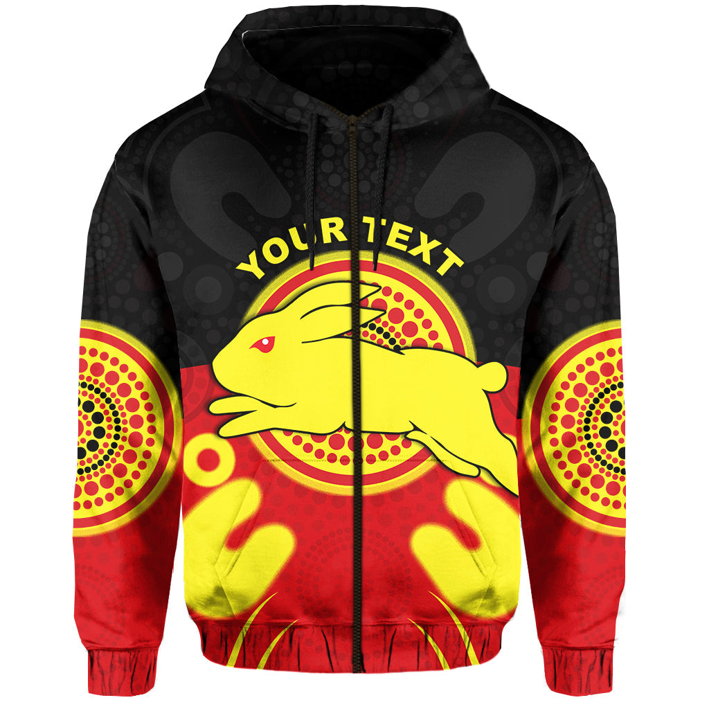 custom-personalised-rabbitohs-indigenous-zip-hoodie-style-aboriginal-flag