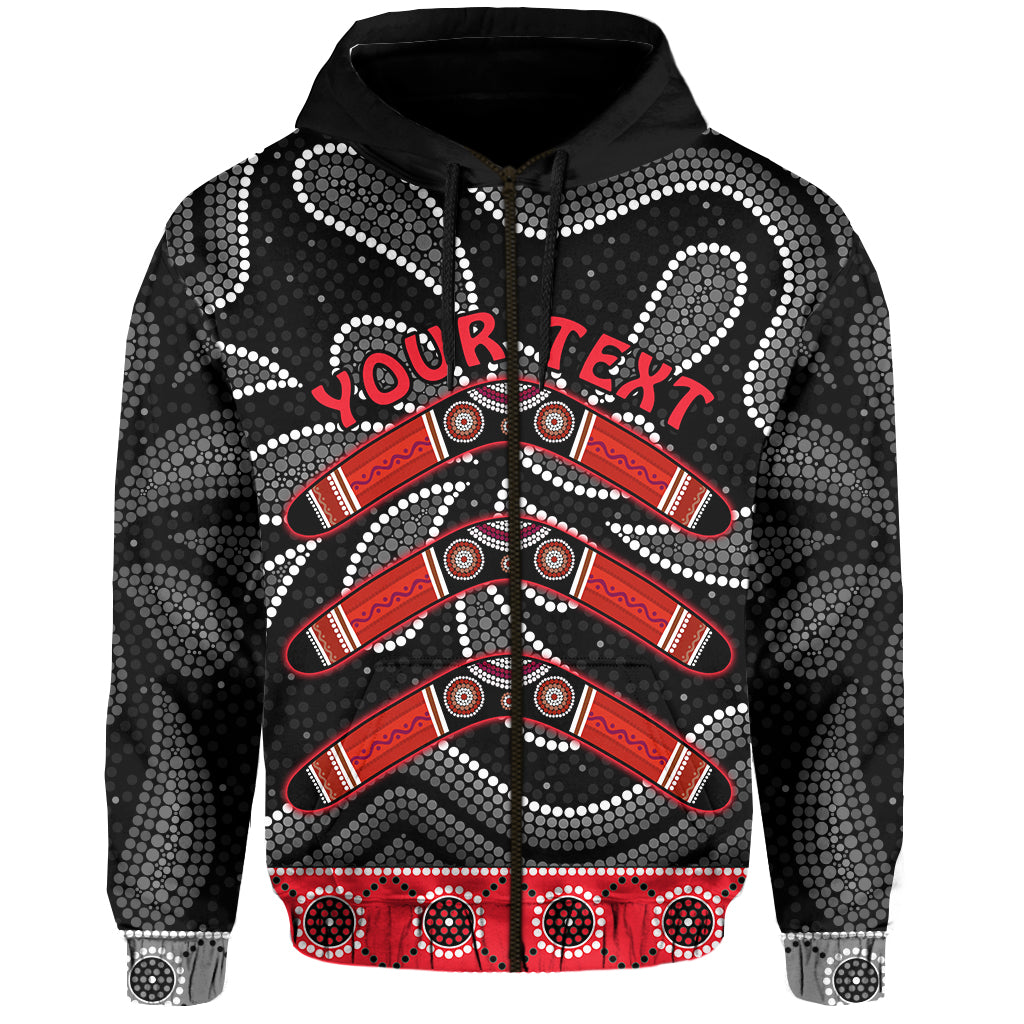 custom-personalised-aboriginal-boomerang-zip-hoodie-kangaroo-australia