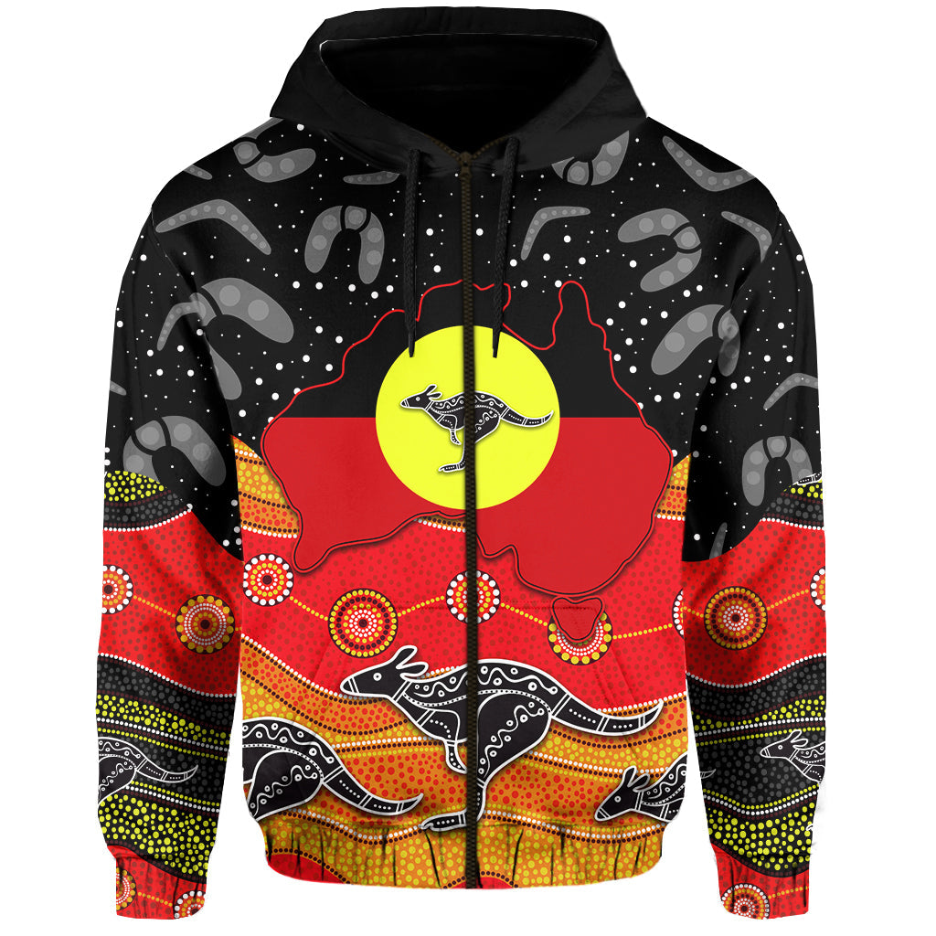 custom-personalised-aboriginal-flag-zip-hoodie-map-aussie