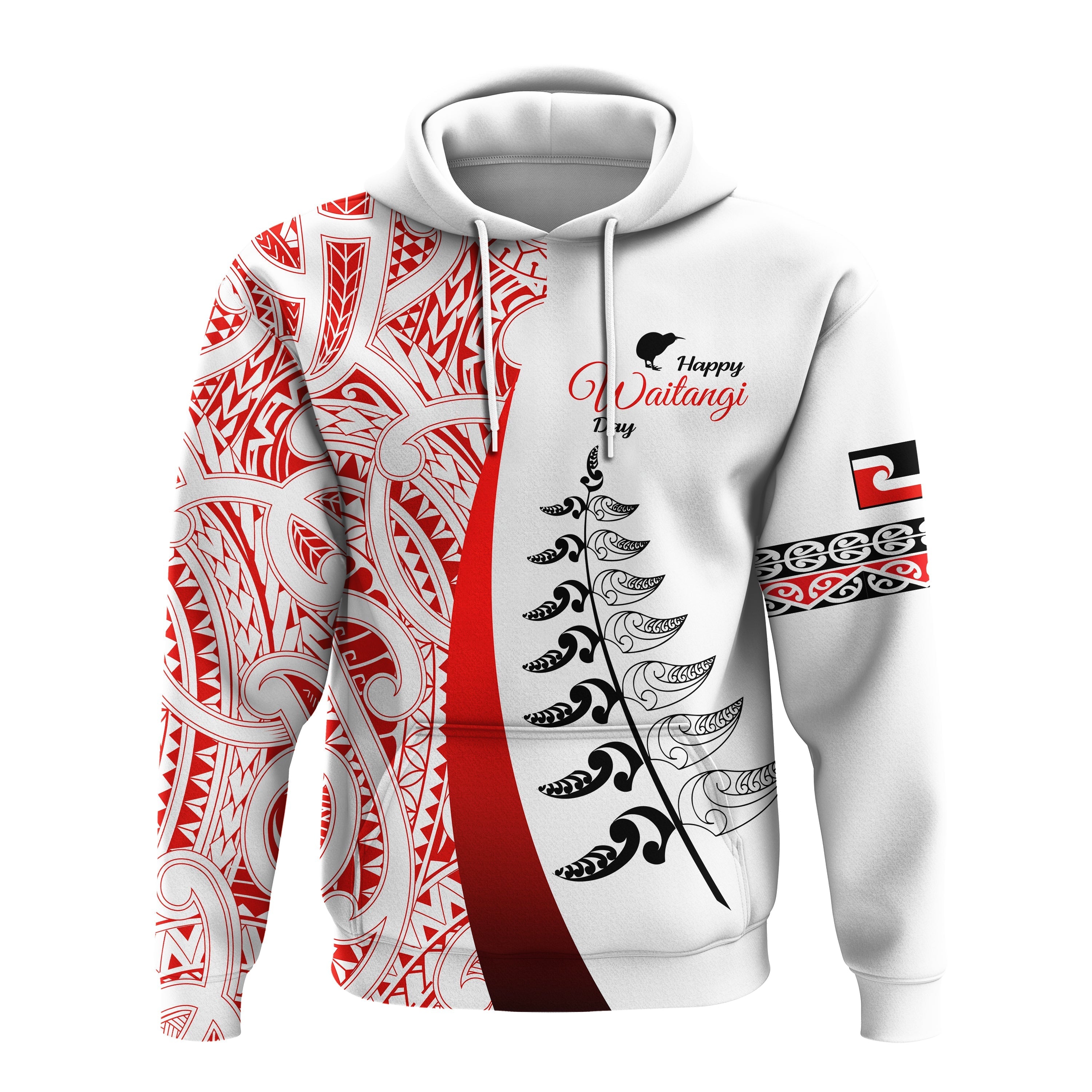 waitangi-day-hoodie-maori-mix-fern-style-white