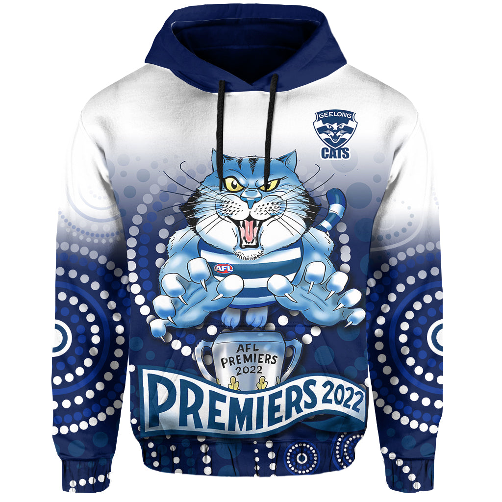 custom-text-and-number-cats-football-hoodie-aboriginal-australian-premiers-2022-proud-geelong-cartoon