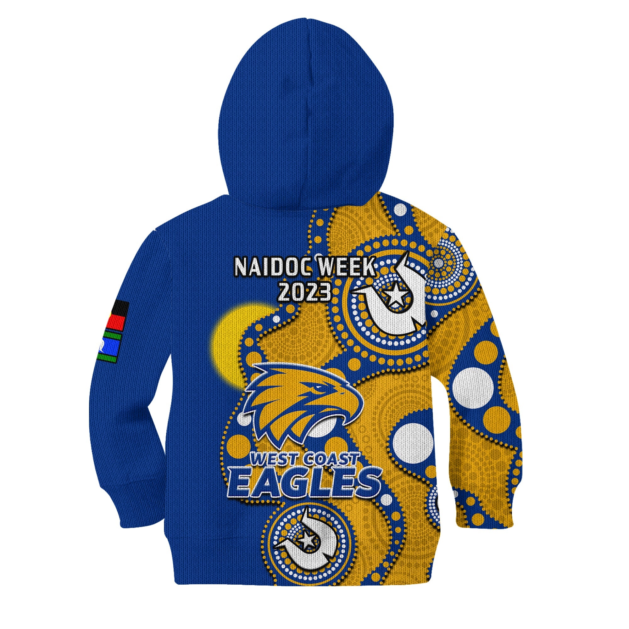 west-coast-eagles-football-naidoc-2023-hoodie-kid-indigenous-for-our-elders