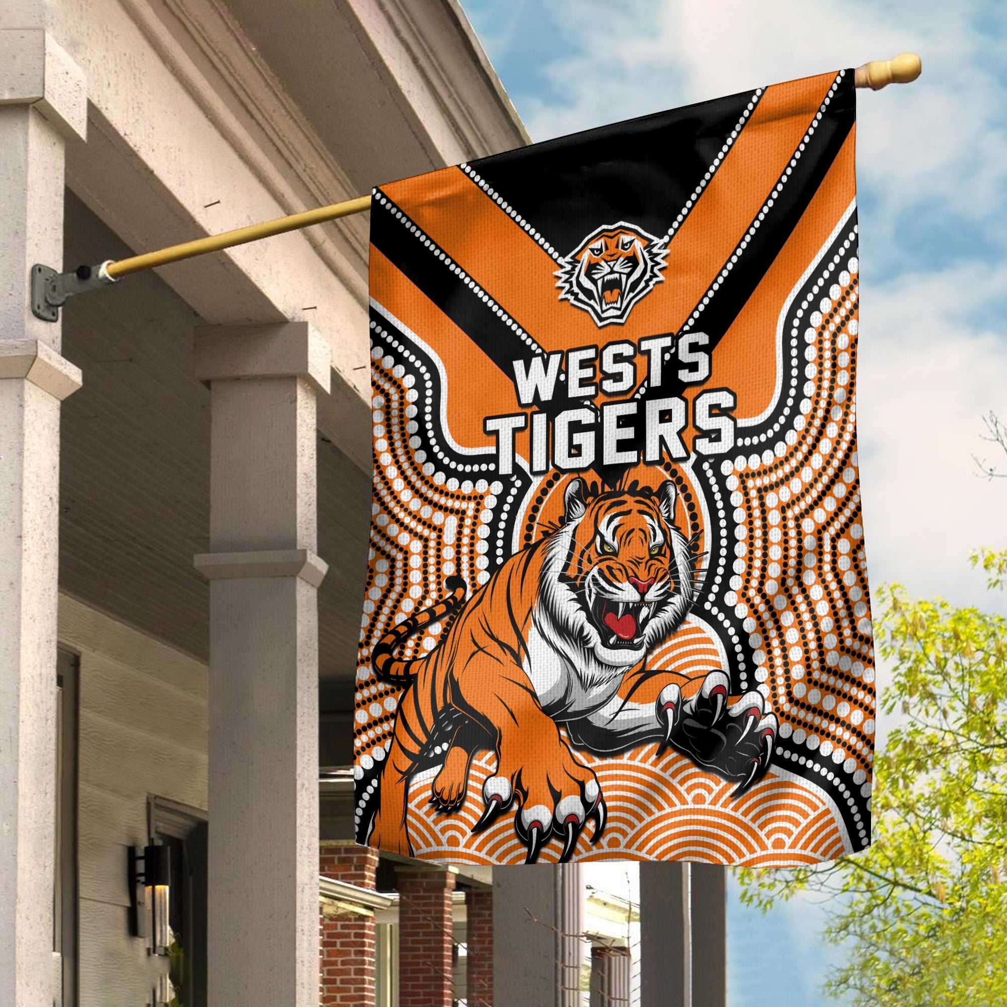 wests-tigers-rugby-flag-indigenous-artsy