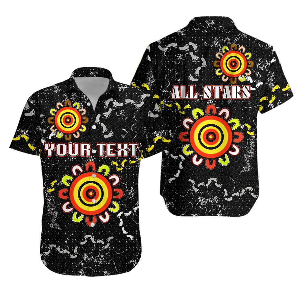 custom-personalised-all-stars-hawaiian-shirt-black-indigenous