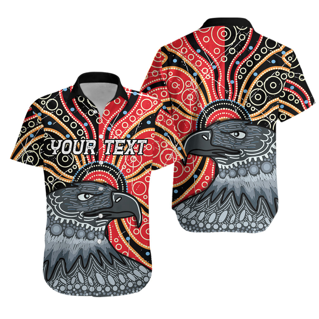 (Custom Personalised) Aboriginal Dot Hawaiian Shirt Eagles Victory - Vibe Hoodie