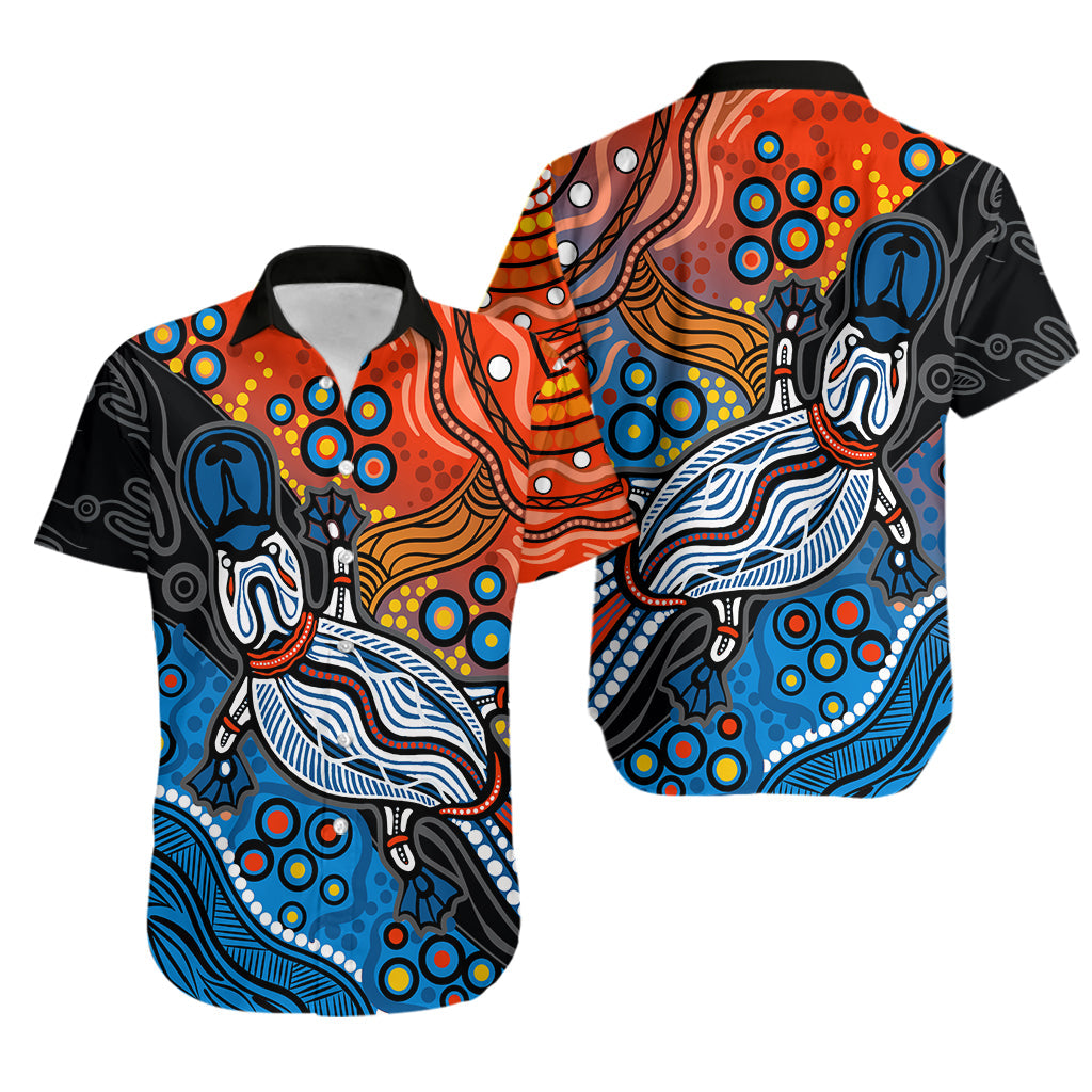 Aboriginal Platypus Hawaiian Shirt Tribal No.4