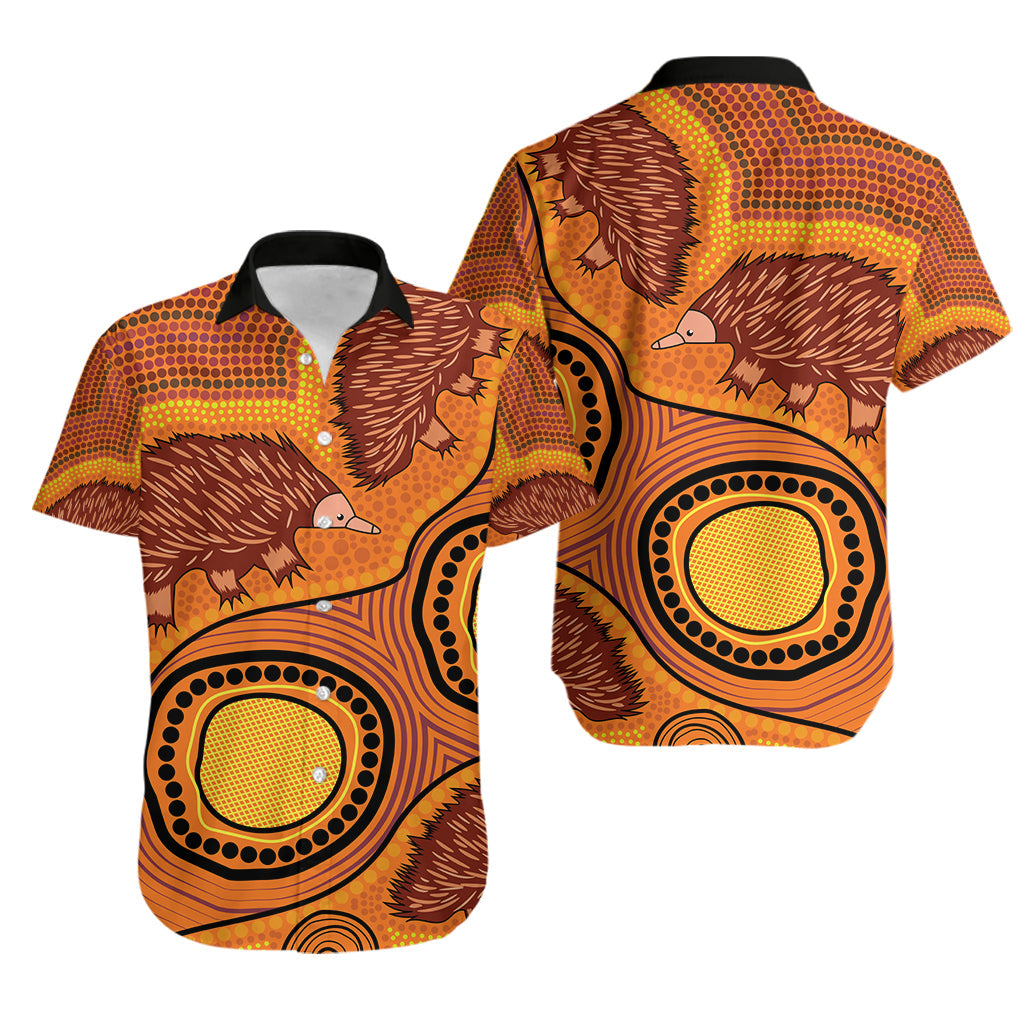 Echidna Aboriginal Hawaiian shirt Style No.1