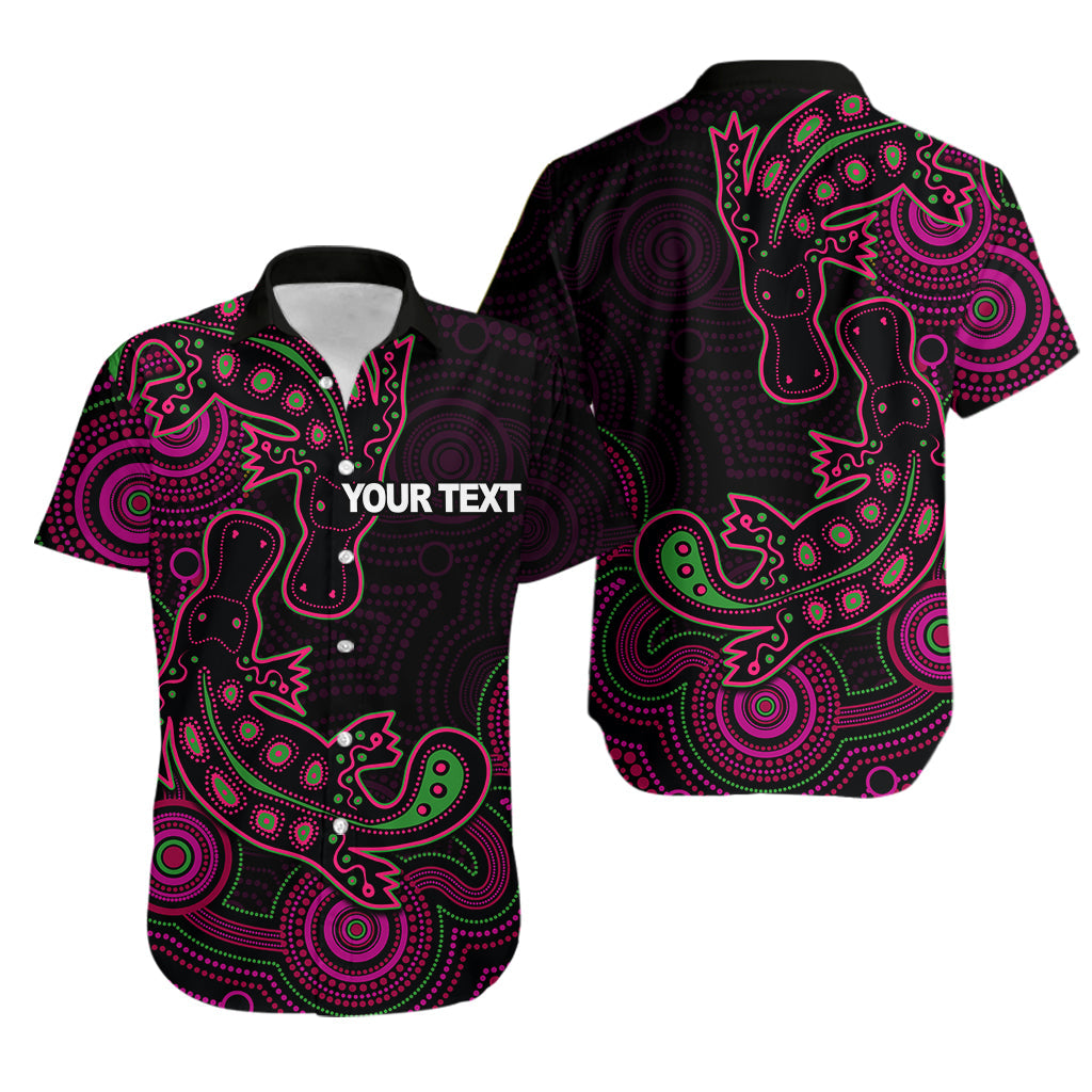 (Custom Personalised)Aboriginal Platypus Hawaiian Shirt Dot Patterns Style No.5