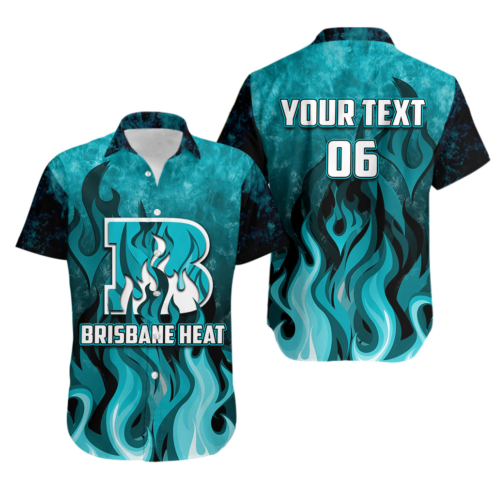 (Custom Personalised And Number)Brisbane Heat Hawaiian Shirt Cricket Special Style