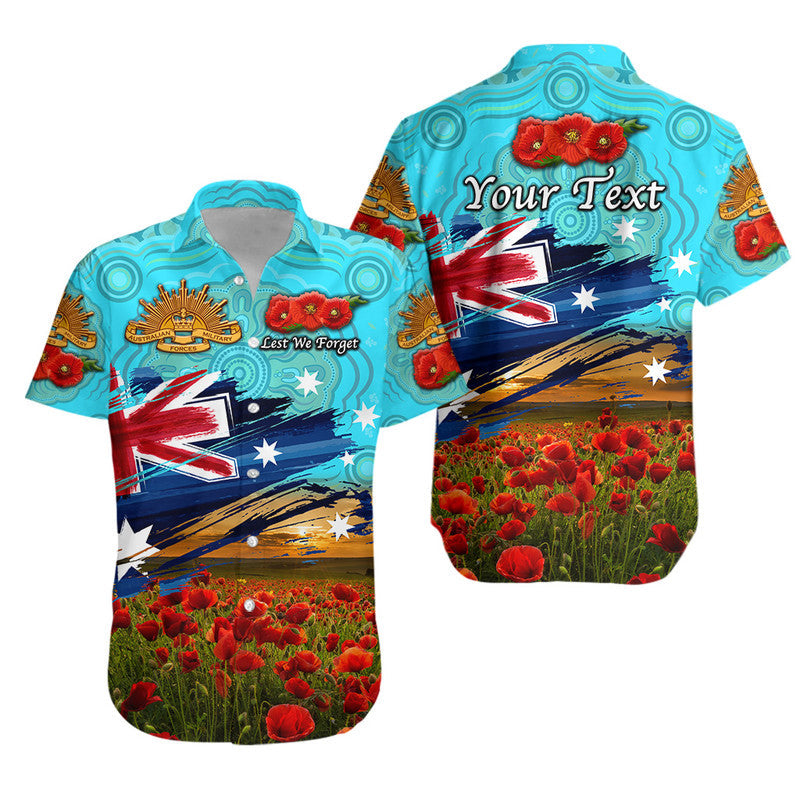 custom-personalised-australia-aboriginal-anzac-hawaiian-shirt-poppy-vibes-blue