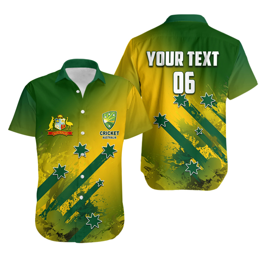 (Custom Personalised And Number)Cricket Hawaiian Shirt Australian Cricket Special Style