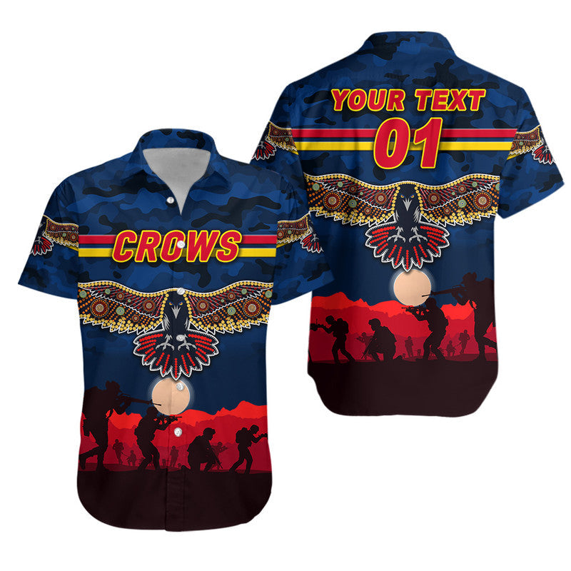 custom-personalised-adelaide-crows-anzac-hawaiian-shirt-simple-style-navy-blue