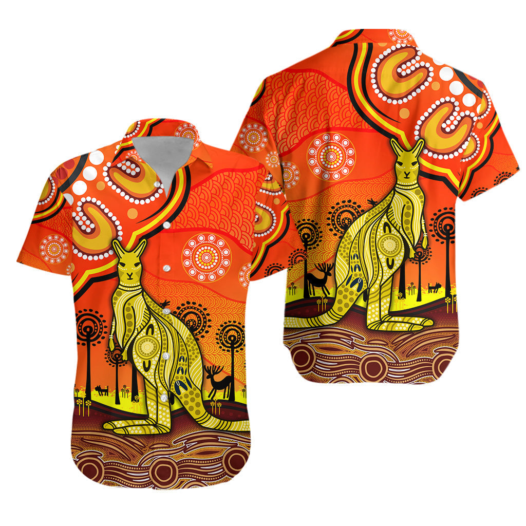 aboriginal-art-kangaroo-hawaiian-shirt-indigenous-unique-vibes-orange