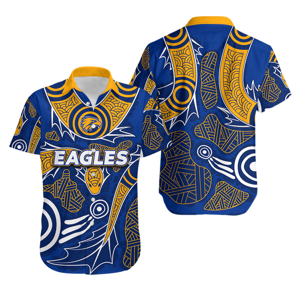 West Coast Eagles Hawaiian Shirt 2021 LT6 - Vibe Hoodie