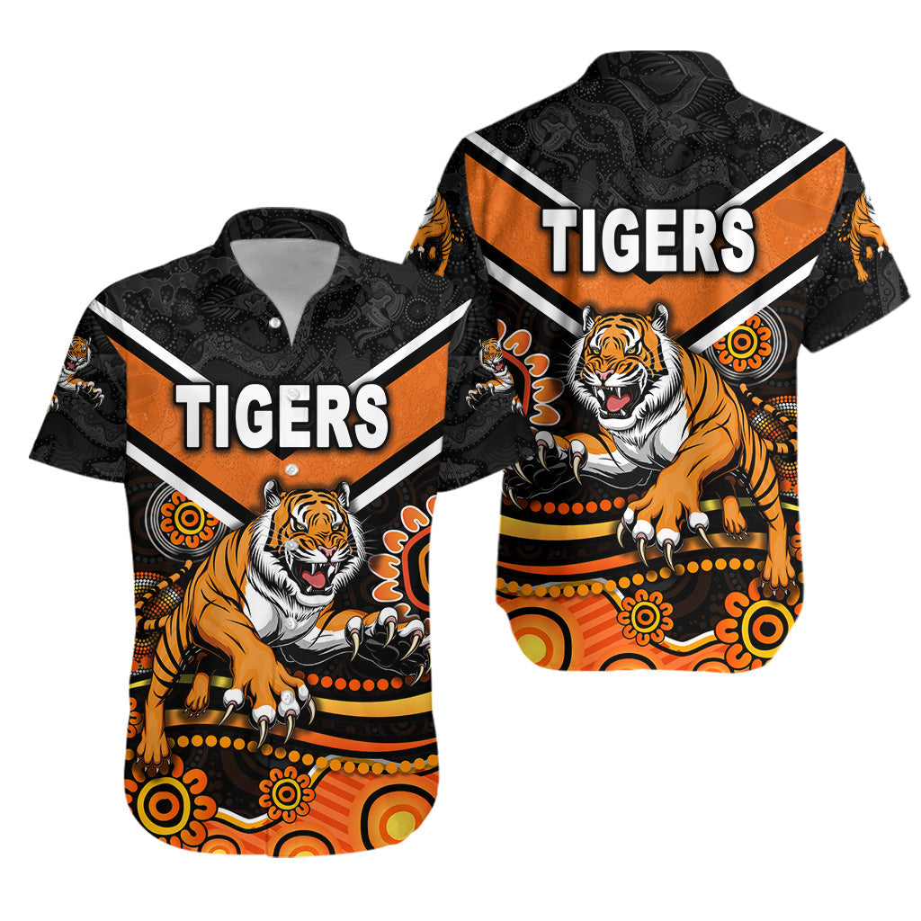 Wests Tigers Hawaiian Shirt 2021 Indigenous LT8 - Vibe Hoodie