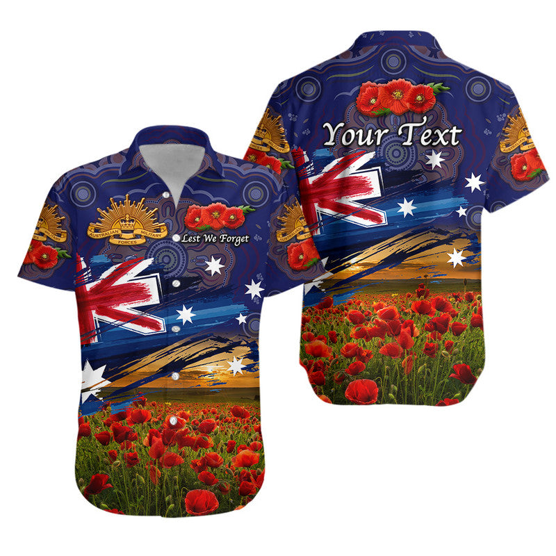 custom-personalised-australia-aboriginal-anzac-hawaiian-shirt-poppy-vibes-navy