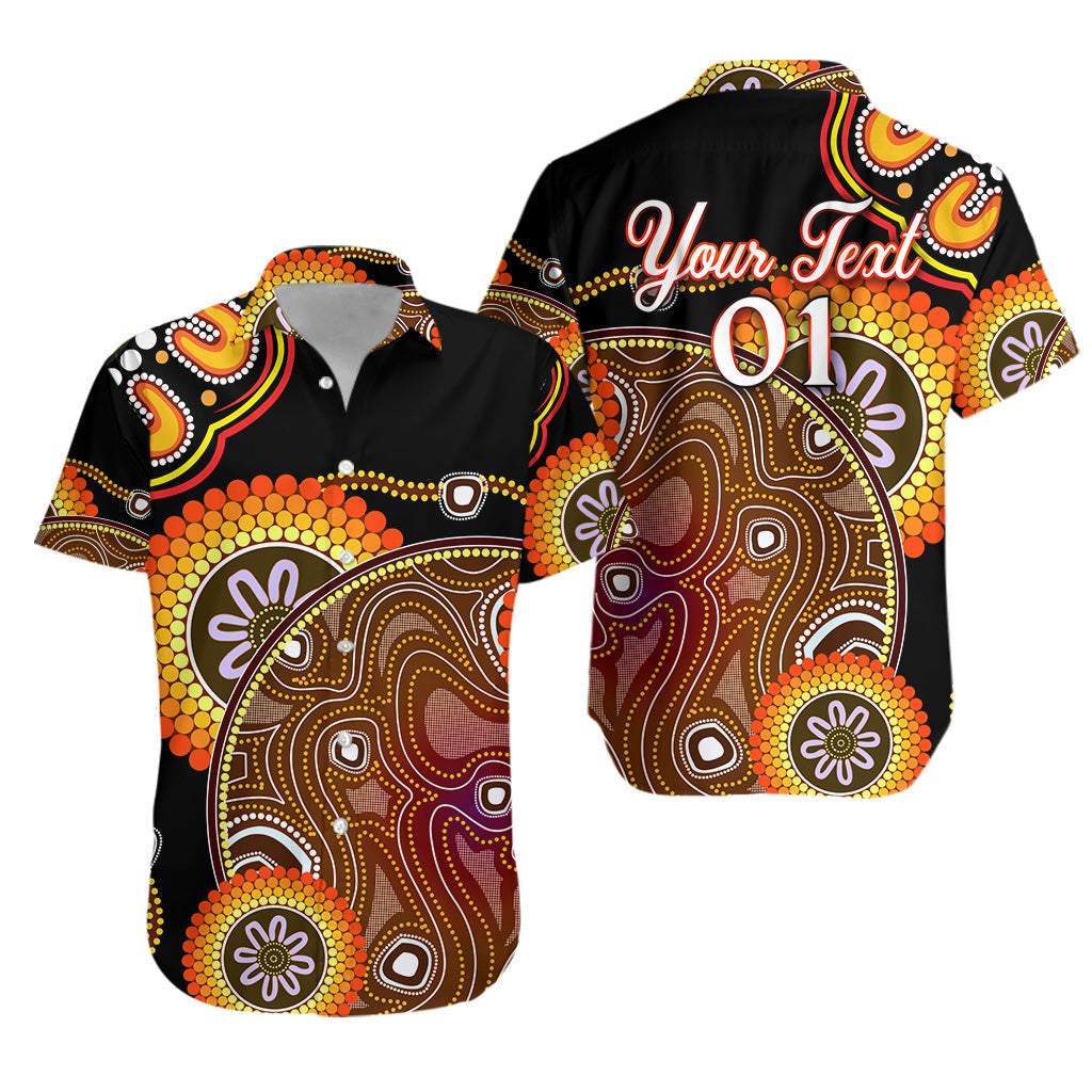 custom-personalised-aboriginal-hawaiian-shirt-sun-rise-indigenous-vibes