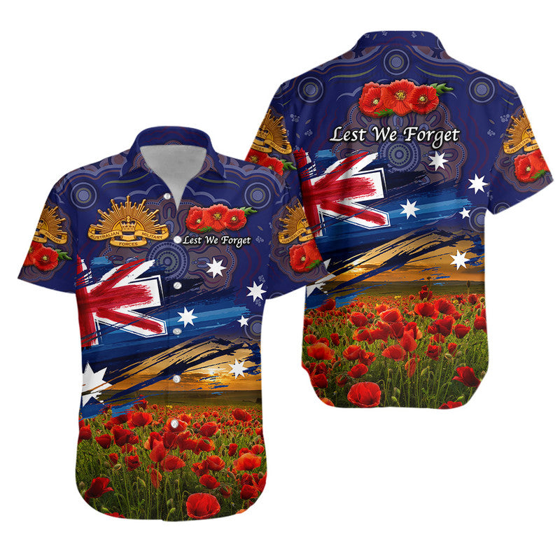 australia-aboriginal-anzac-hawaiian-shirt-poppy-vibes-navy