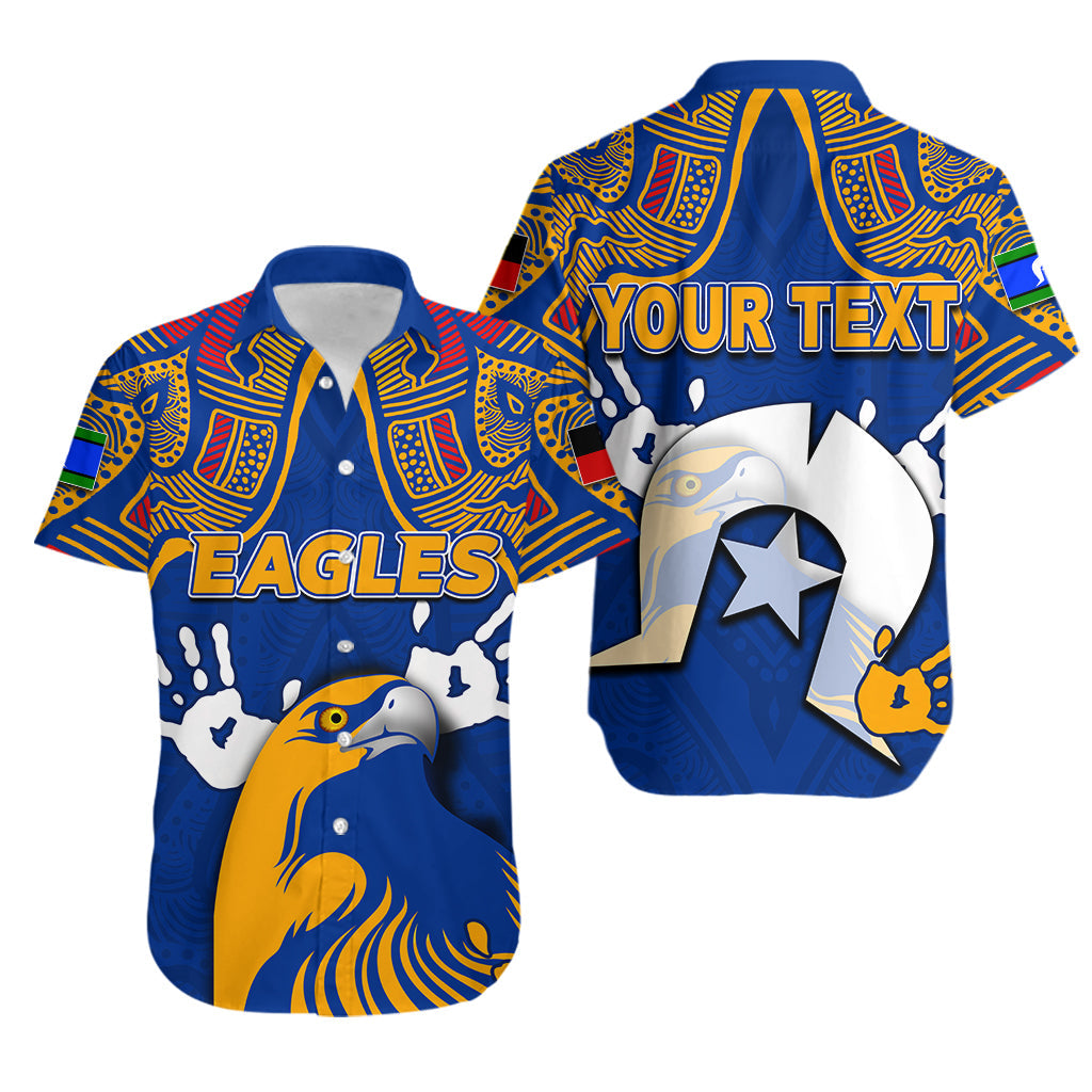 (Custom Personalised)  NAIDOC West Coast Eagles Hawaiian Shirt Torres Strait Islanders LT6 - Vibe Hoodie