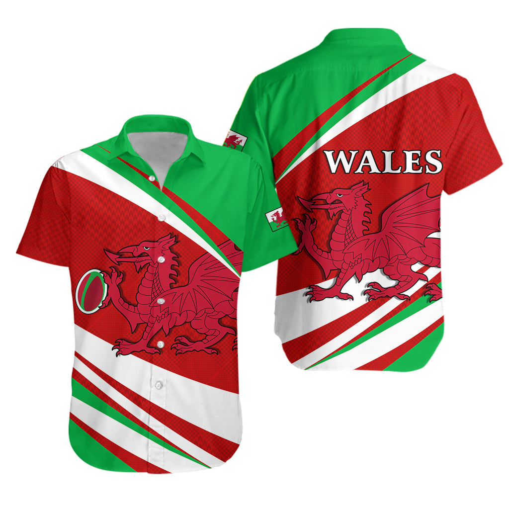 Wales Rugby 2021 Hawaiian Shirt Mix Pattern Six Nations - Vibe Hoodie