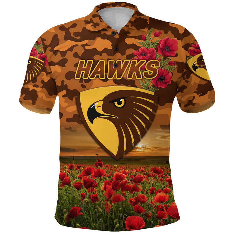 custom-personalised-hawthorn-hawks-anzac-polo-shirt-poppy-vibes