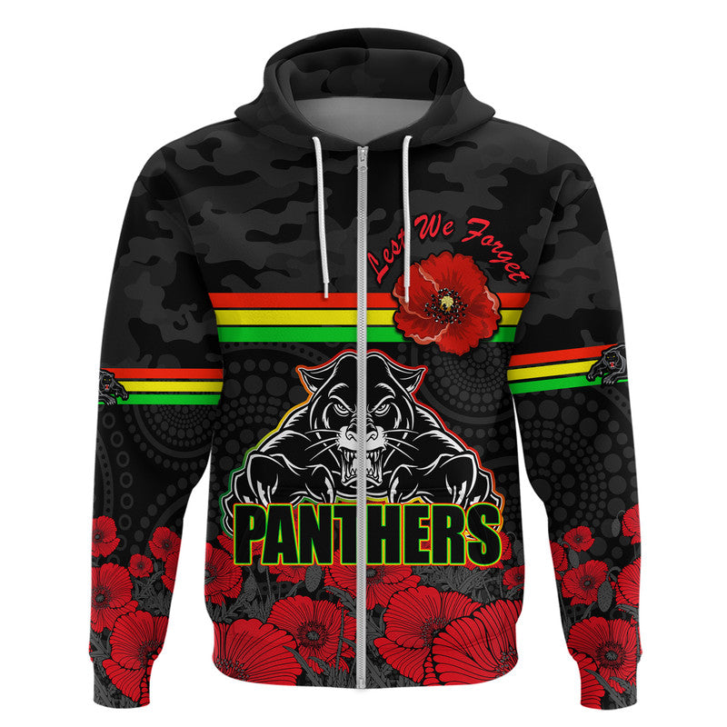 custom-personalised-panthers-rugby-anzac-zip-up-and-pullover-hoodie-angry-panther-camouflage-with-poppy