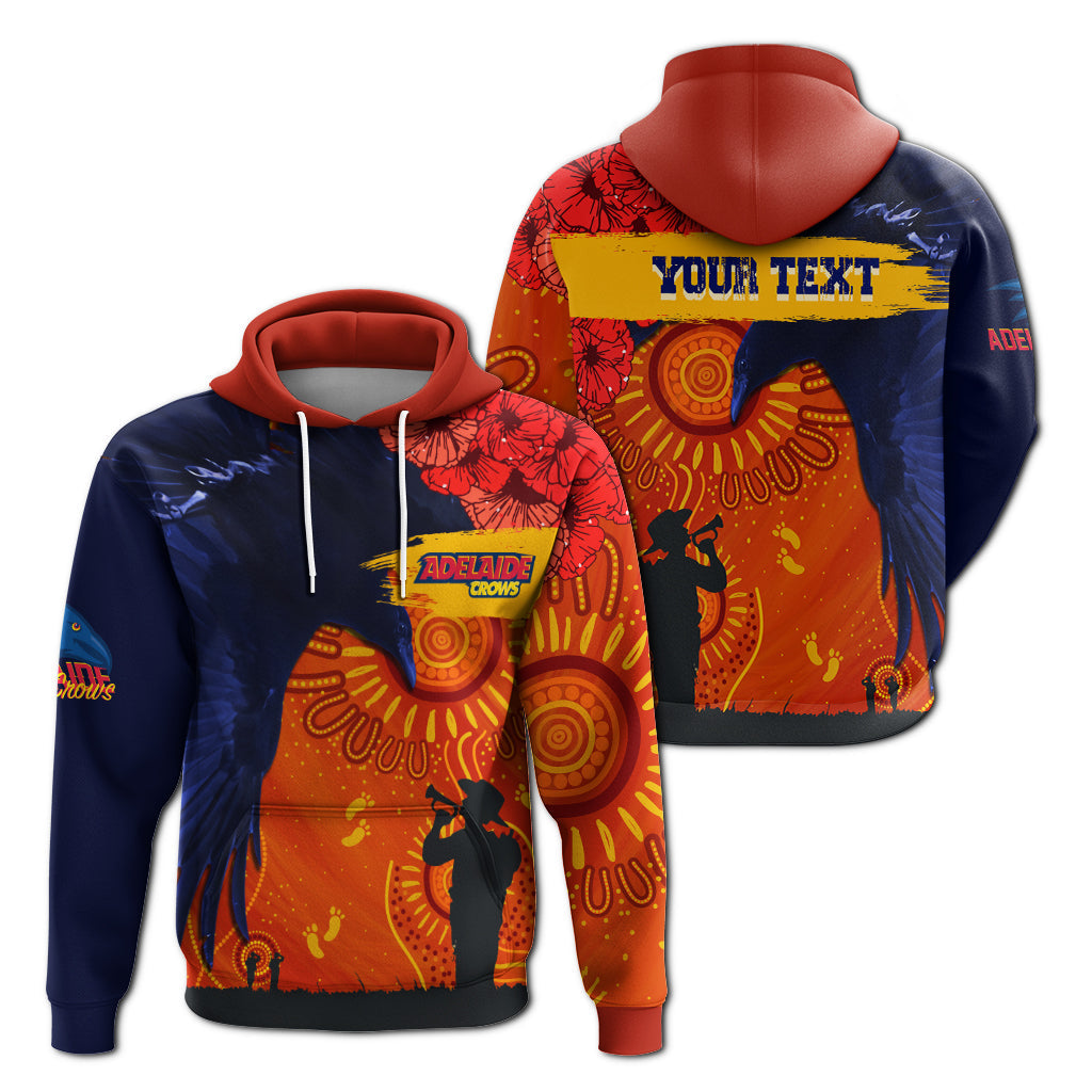 custom-personalised-adelaide-crows-indigenous-anzac-day-hoodie-we-will-remember