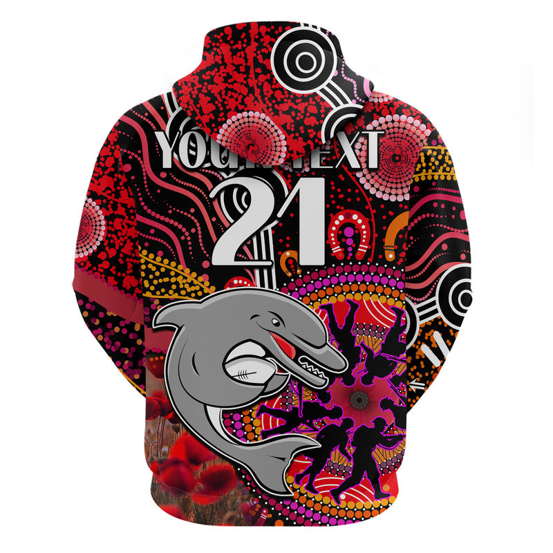 custom-personalised-dolphins-rugby-anzac-zip-up-and-pullover-hoodie-aboriginal-military-and-poppy-flowers