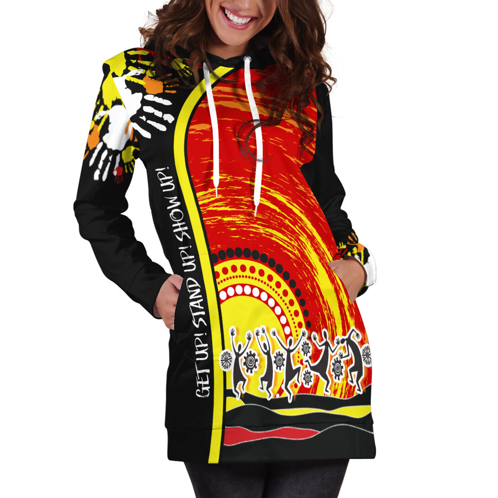 custom-personalised-aboriginal-naidoc-week-2022-hoodie-dress-get-up-stand-up-show-up