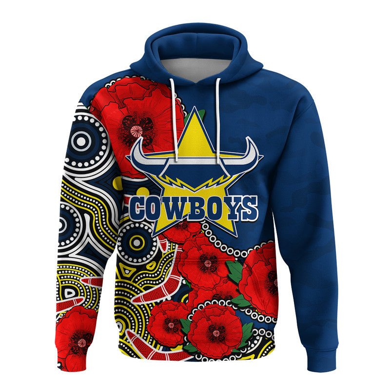 custom-personalised-anzac-day-nrl-cowboys-army-mix-aboriginal-hoodie