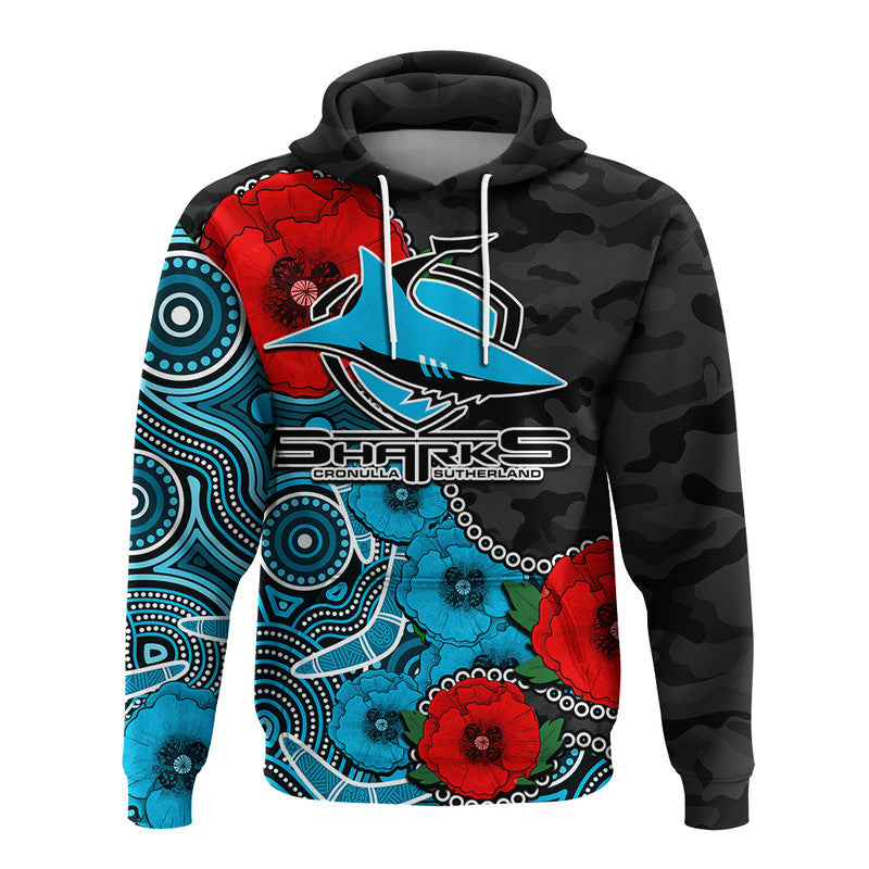 custom-personalised-anzac-day-nrl-sharks-army-mix-aboriginal-hoodie