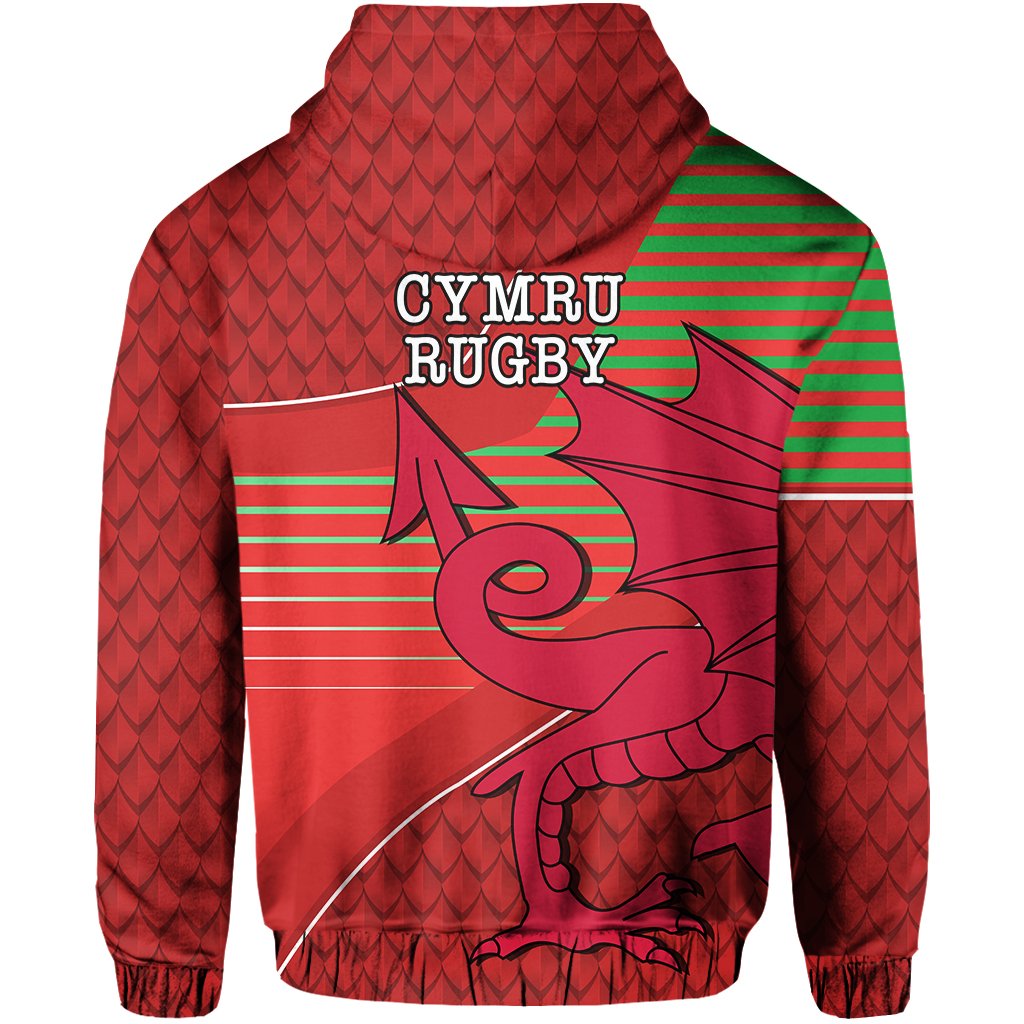 Wales Rugby Hoodie Dragon Special - CYMRU