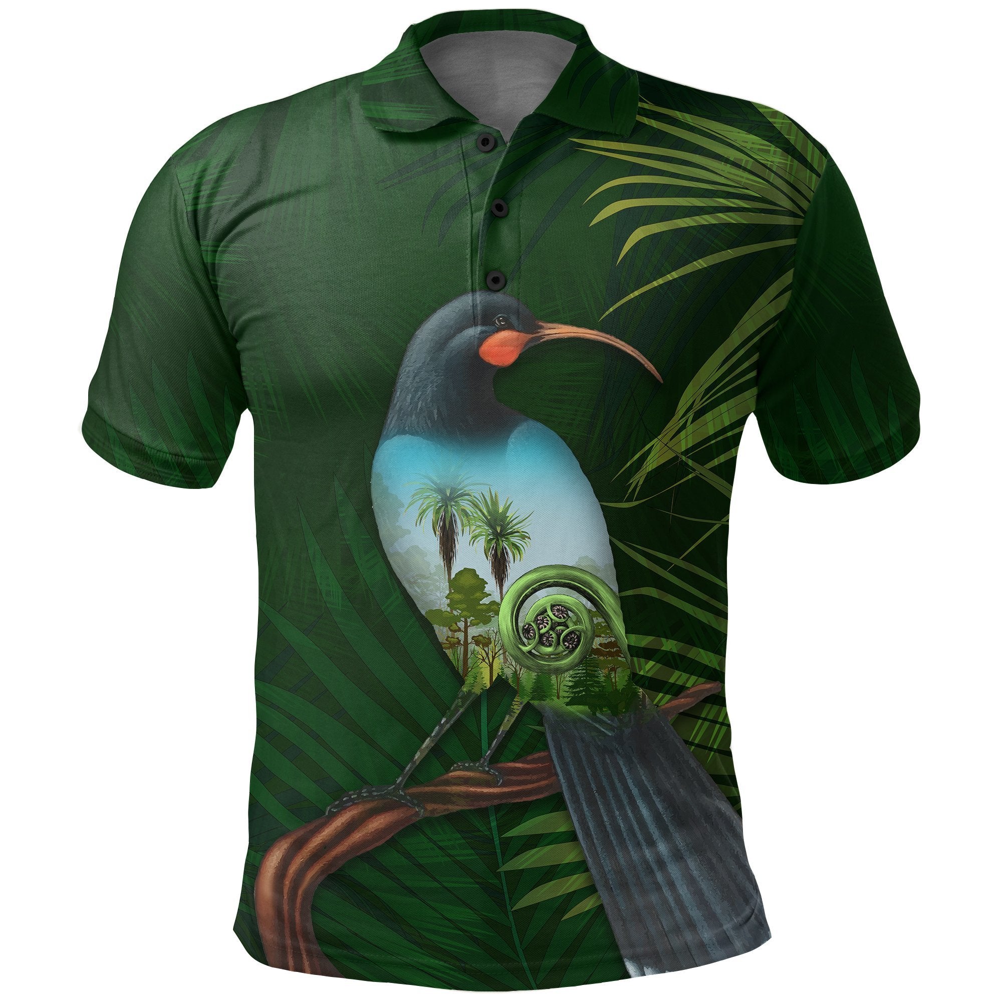 new-zealand-polo-shirt-huia-bird-golf-shirts