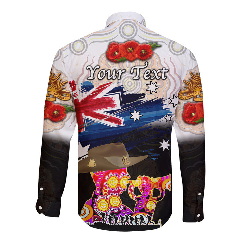 custom-personalised-australia-aboriginal-anzac-hawaii-long-sleeve-button-shirt-remembrance-vibes-white