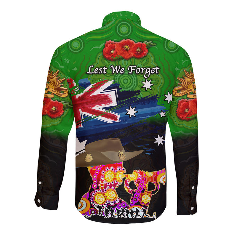 australia-aboriginal-anzac-hawaii-long-sleeve-button-shirt-remembrance-vibes-green