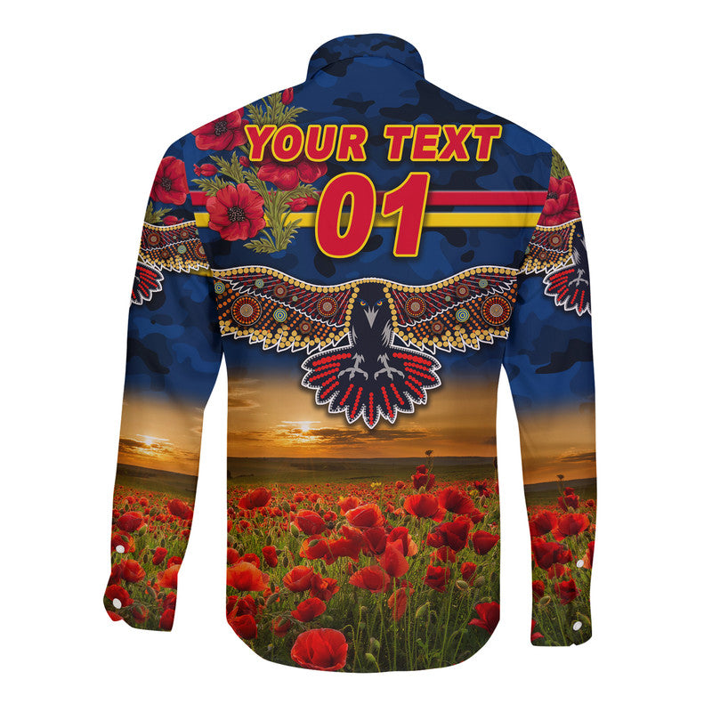 custom-personalised-adelaide-crows-anzac-hawaii-long-sleeve-button-shirt-poppy-vibes-navy-blue