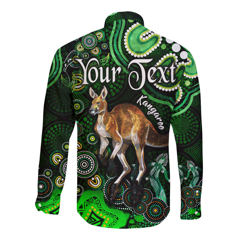 custom-personalised-australian-astrology-hawaii-long-sleeve-button-shirt-aries-kangaroo-zodiac-aboriginal-vibes-green