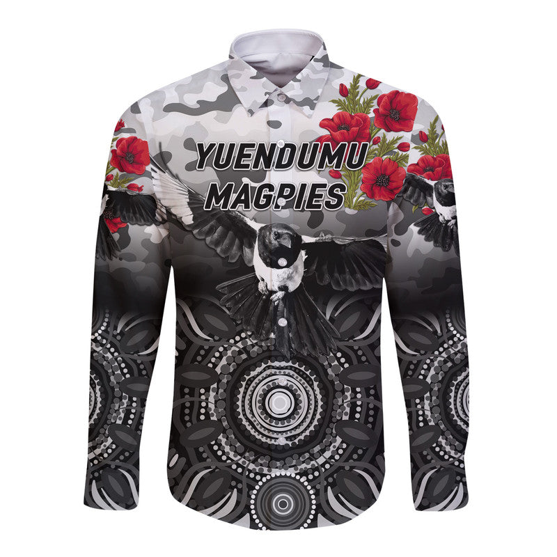 yuendumu-magpies-football-club-anzac-hawaii-long-sleeve-button-shirt-indigenous-vibes